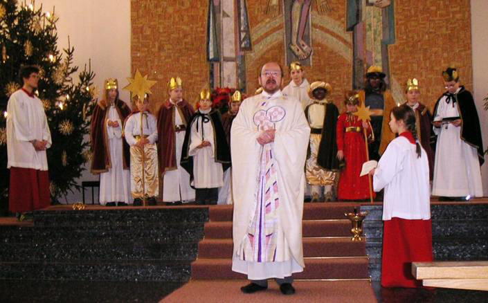 Aussendung der Sternsinger 2005