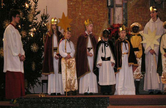 Aussendung der Sternsinger 2005