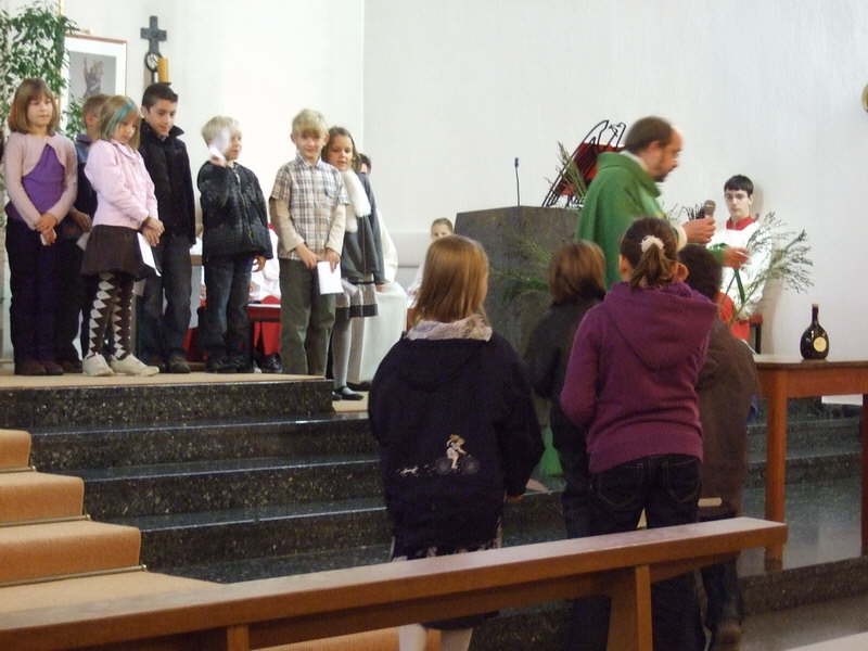 Vorstellung der Erstkommunionkinder 2010.